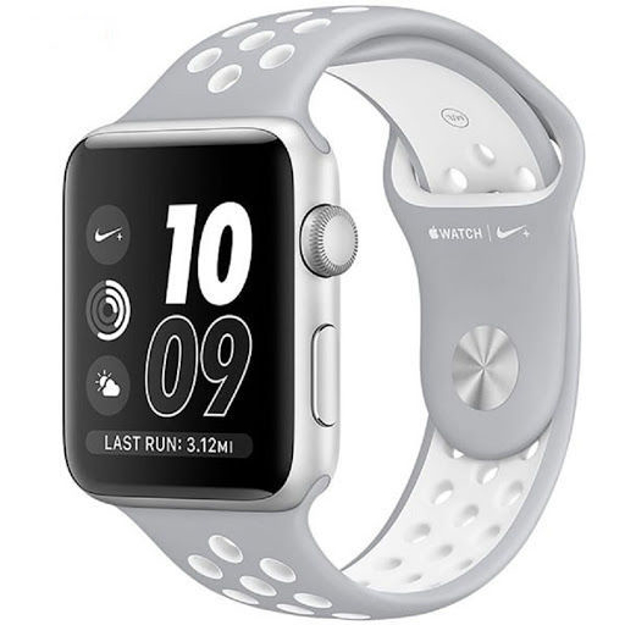 ساعت هوشمند اپل واچ 2 مدل - NIKE PLUS 42MM SILVER WITH SILVER/WHITE BAND