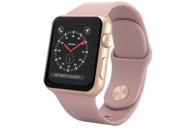 ساعت هوشمند اپل واچ 3 مدل - 38MM GOLD ALUMINUM CASE WITH PINK SAND SPORT BAND