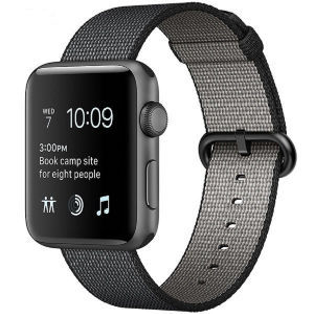 ساعت هوشمند اپل واچ 2 مدل - 42MM SPACE GRAY ALUMINUM CASE WITH BLACK WOVEN NYLON