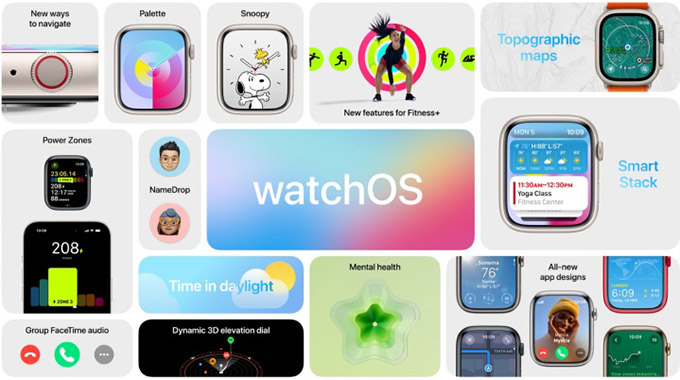 اپل watchOS 10 را معرفی کرد؛ بزرگ‌ترین بازطراحی ویجت‌ها و اپلیکیشن‌های اپل واچ